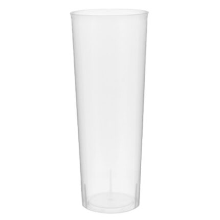 VASO TUBO PLASTICO P.P. IROMPIBLE TRANSLUCIDO P/6 UNIDADES