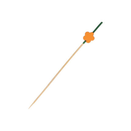 PINCHO BROCHETA BAMBU FLOR 12CM REF. 15006 P/200 UNIDADES REF. 18032779