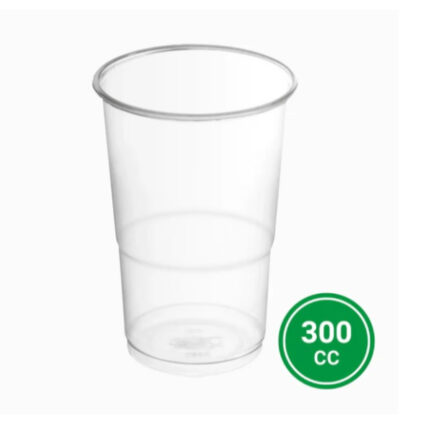 VASO PLASTICO 300CC TRANSPARENTE P/50 UNIDADES REF. 300079-1