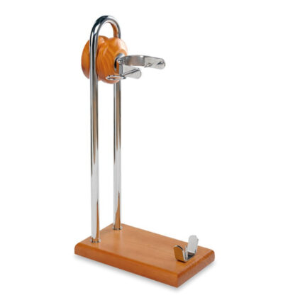 JAMONERO VERTICAL ARCO INOX BASE MADERA