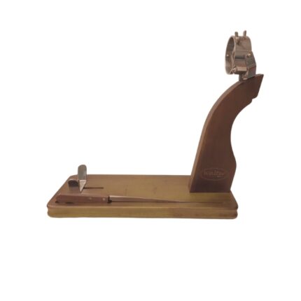 JAMONERO GIRATORIO COLOR CASTAÑO CON CUCHILLO "REGALO"