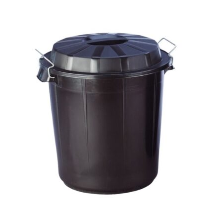 CUBO COMUNIDAD 50L CON TAPA NEGRO REF. 13250