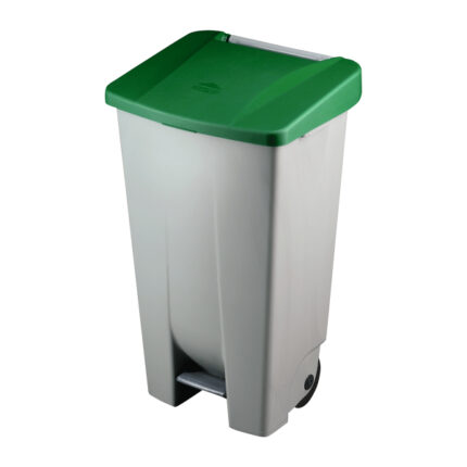 CUBO BASURA SELECTIVO 120L CON PEDAL Y RUEDAS REF. 23400 COLOR SURTIDO DE TAPA