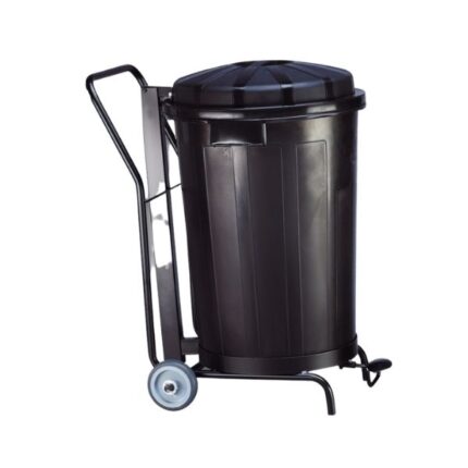 CUBO COMUNIDAD 95L GOLIAT CON PEDAL Y RUEDAS NEGRO REF. 23500