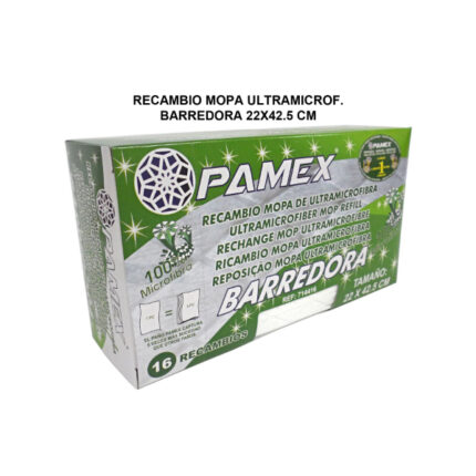 RECAMBIO MOPA ULTRAMICROFIBRA 22X42'5 P/16 UNIDADES REF. 714416