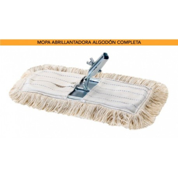 MOPA ALGODON COMPLETA 45CM SIN PALO