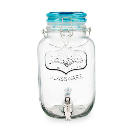 DISPENSADOR BEBIDA CRISTAL 3.8L.  AZUL VIVA C/ GRIFO REF. 5424879