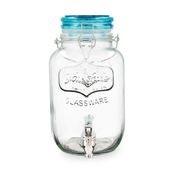 DISPENSADOR BEBIDA CRISTAL 3.8L. AZUL VIVA C/ GRIFO REF. 5424879