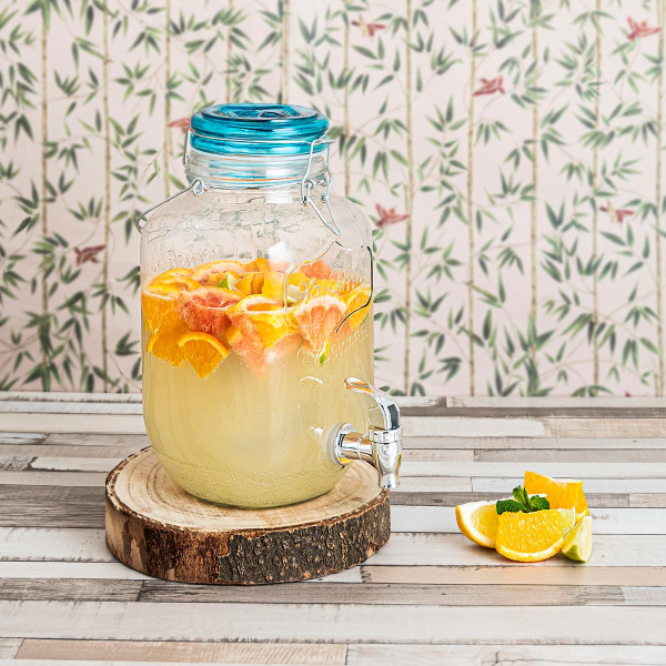 DISPENSADOR BEBIDA CRISTAL 3.8L. AZUL VIVA C/ GRIFO REF. 5424879 - Imagen 2