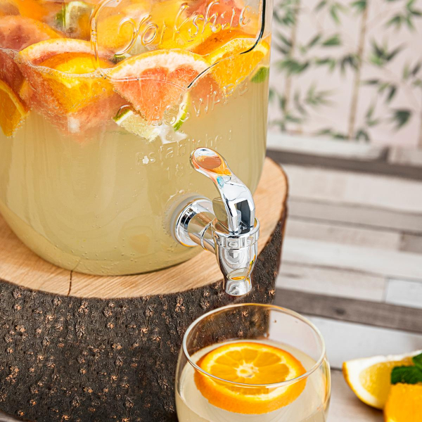 DISPENSADOR BEBIDA CRISTAL 3.8L. AZUL VIVA C/ GRIFO REF. 5424879 - Imagen 4