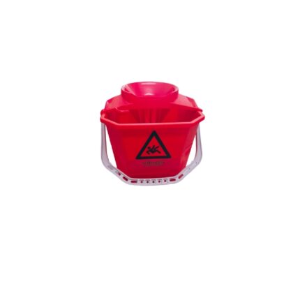 CUBO FREGONA VILEDA PROFESIONAL 15L ROJO CON ESCURRIDOR REF. 100329