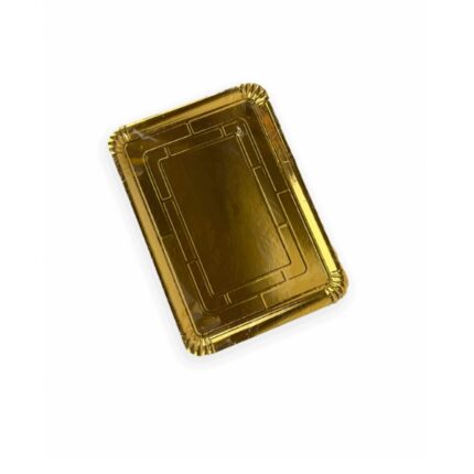 BANDEJA PASTELERIA CARTON  28X36 ORO 11LL P/100 UNIDADES