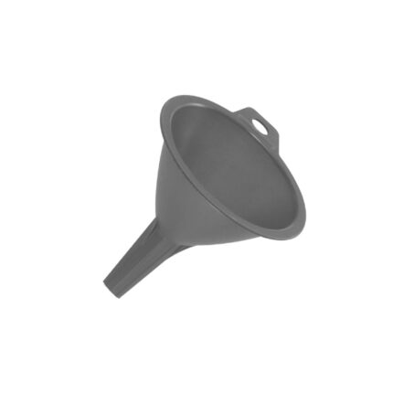 EMBUDO PLASTICO 12 CM  COLOR GRIS PLATA