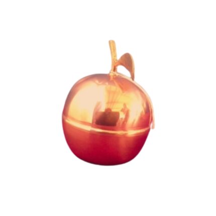 GUARDA ESPECIAS FORMA NARANJA DECORACION COBRE 8CM