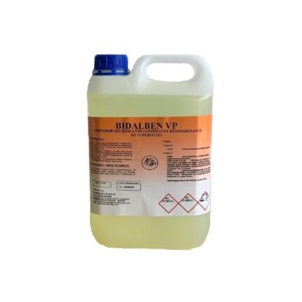LIMPIADOR HIGIENIZANTE SANITIZANTE DESODORIZANTE SUPERCIES BIDALBEN VP 5L