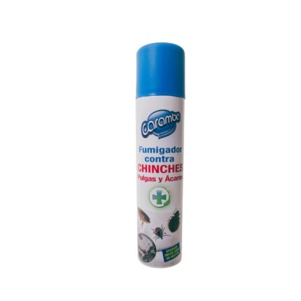 INSECTICIDA FUMIGADOR CONTRA CHINCHES PULGAS Y ÁCAROS 300ML CARAMBA