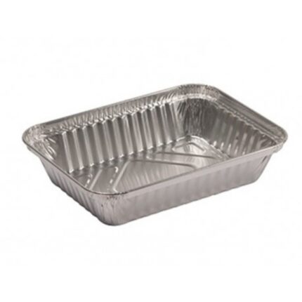 ENVASE ALUMININIO RECTANGULAR 1 RACION T.590 P/100 UNIDADES