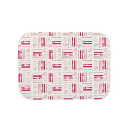 TAPA ENVASE ALUMINIO RECTANGULAR T.890 P/100 UNIDADES