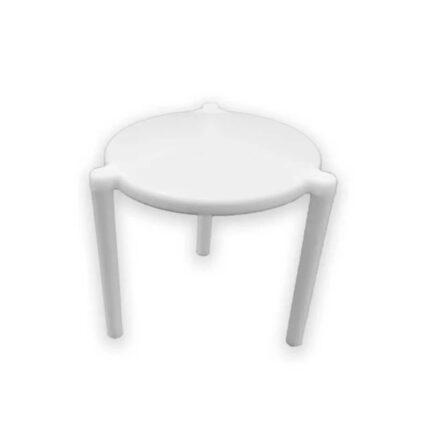 MESITA PIZZA PVC 3'5CM BLANCO P/200 UNIDADES