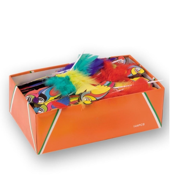 LOROS CON PLUMA ADORNO REF. S0058 C/144 UNIDADES - Imagen 2