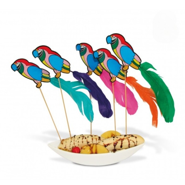 LOROS CON PLUMA ADORNO REF. S0058 C/144 UNIDADES - Imagen 3