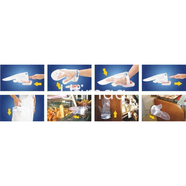 GUANTE MULTIUSOS PLEXIGLAS-SANITY CLEAN HANDS KIT CON BASE IMANTADA - Imagen 5