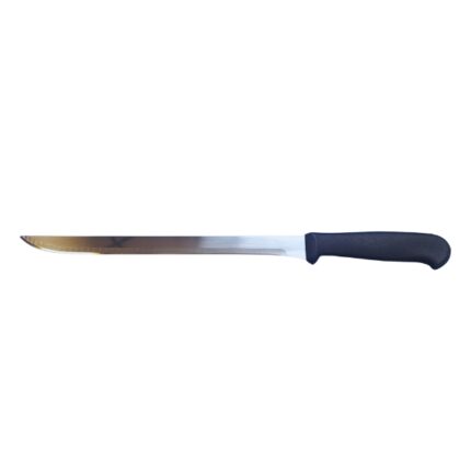 CUCHILLO JAMONERO 22CM MANGO INYECTADO NEGRO