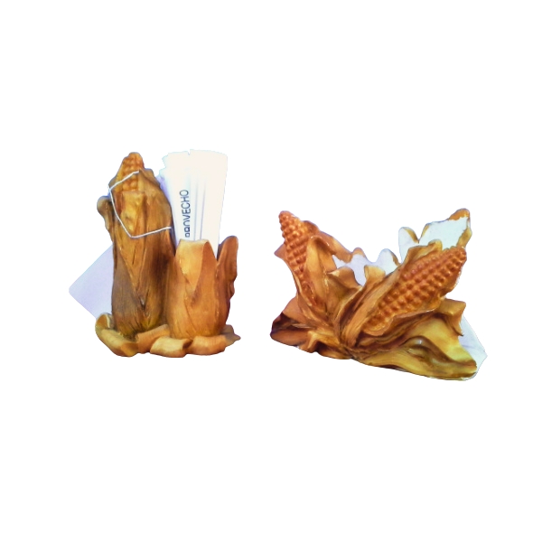 JUEGO SERVILLETERO+PALILLERO RESINA FORMA PANOCHA MAIZ