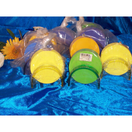 SET 6 POSAVASOS METACRILATO COLOR CON SOPORTE