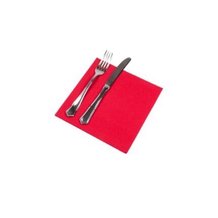 SERVILLETA PUNTA PUNTA 40X40 ROJO P/50 UNIDADES