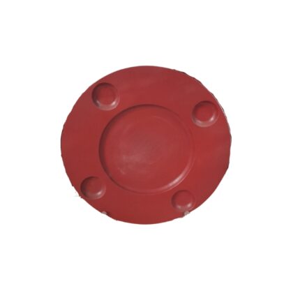 PLATO SALSERO 4 POCILLOS ROJO REF. 4-525-R 30CM
