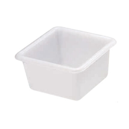 CUBETA CUADRADA 7'5 LITROS 30X12 BLANCA REF.716