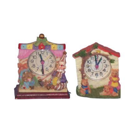 FIGURA RELOJ DESPERTADOR INFANTIL RESINA