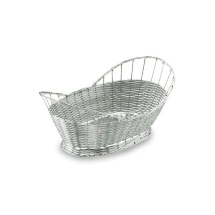 BOTELLERO-PANERA OVAL MALLA 28CM INOX 18/10 REF. 62927
