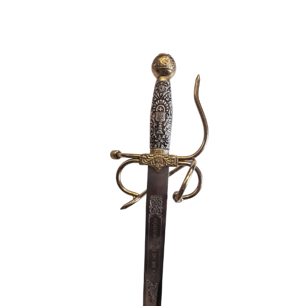 ESPADA INFANTIL COLADA DEL CID 45CM EMPUÑADURA MARMOLINA REF. 45-C (COMUNIÓN) - Imagen 2