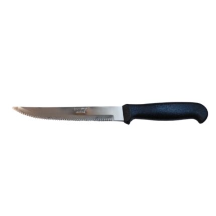 CUCHILLO MANGO INYECTADO 11CM CON SIERRA INOX