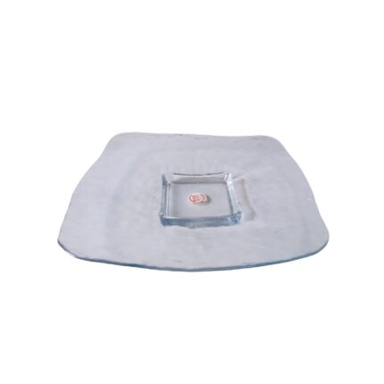 BAJO PLATO CRISTAL PRESENTACIÓN 30CM CUADRADO CRISTALERIA MATARÓ