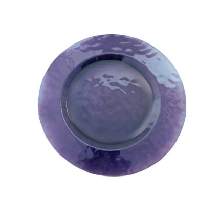 BAJO PLATO 31CM CRISTAL VIOLETA MODELO AMETISTA BORMIOLI