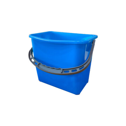 CUBO AUXILIAR PARA CARROS DE LIMPIEZA 6L C/ASA AZUL REF- 04385