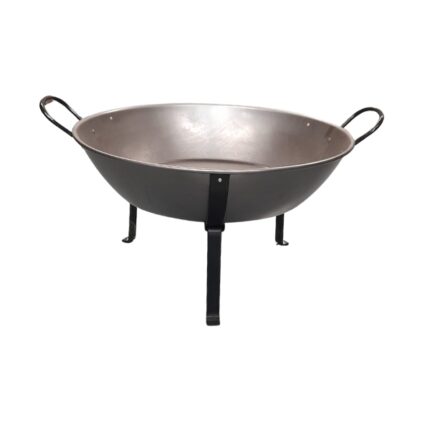 SARTEN HONDA PULIDA CON PATAS DESMONTABLES DIAM. 55CM REF. 32998