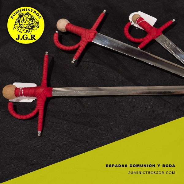 ESTOQUE BODA CELEBRACIÓN 90CM REF. E-90 EMPUÑADURA HILO ROJO - Imagen 2