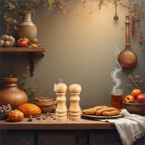 JUEGO SALERO+PIMENTERO MADERA 15CM - Imagen 2