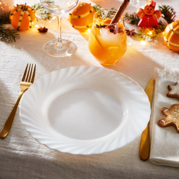 PLATO MODELO TRIANON ARCOPAL LLANO 24.5 CM - Imagen 3