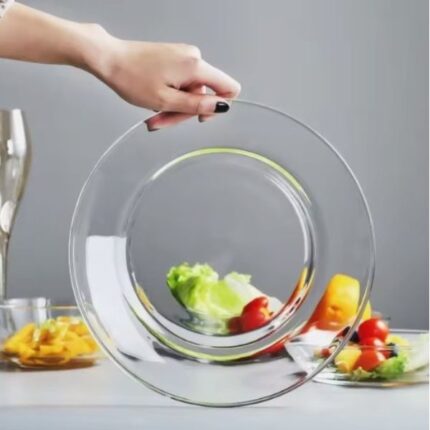 FUENTE REDONDA HONDA TRANSPARENTE DURALEX 28 CM