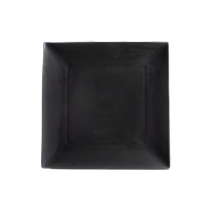 PLATO POSTRE CUADRADO 18X18X1'7 COLOR NEGRO MODELO STONWARE