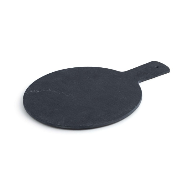 PIZARRA PALETA DEGUSTACION 28X20 REDONDA