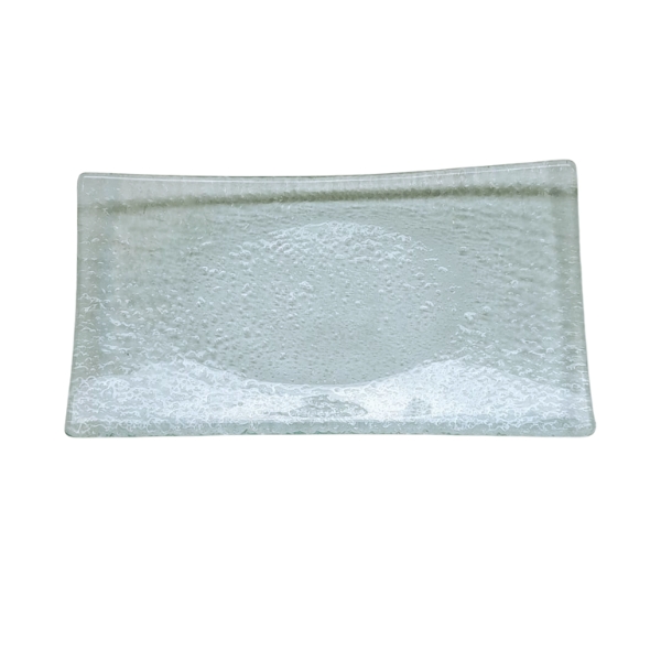 PLATILLO CRISTAL RECICLADO 15.5X8.5X2