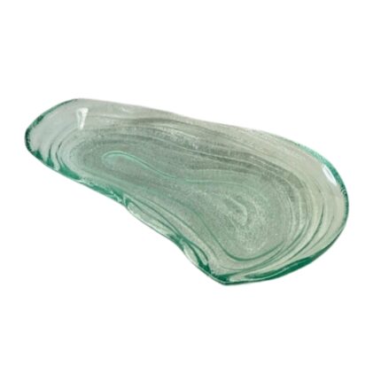 PLATO ONDAS IRREGULARES 20CM VIDRIO A'BORDO A'BRISA C/6 REF. 7601044