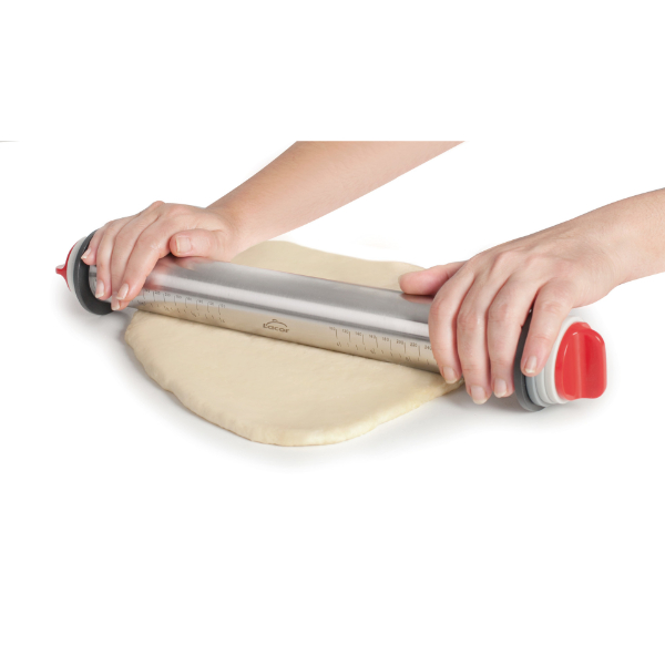 RODILLO AMASAR INOX 18/10 CON ANILLAS 34CM REF. 67143 - Imagen 3