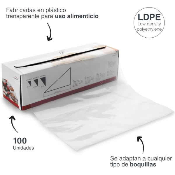 MANGA REPOSTERIA DESECHABLE C/100 55CM REF.68954 - Imagen 2